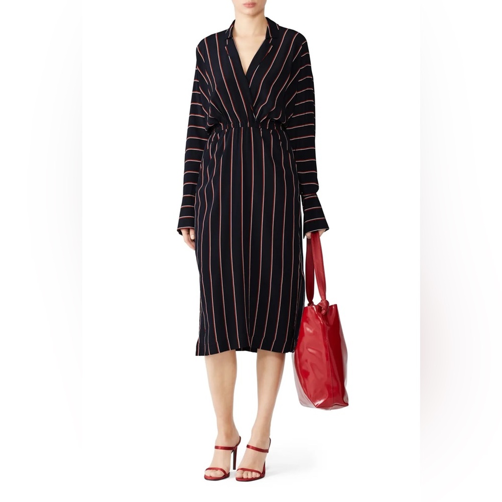 NWT A.L.C. Nico Silk Shirt Dress